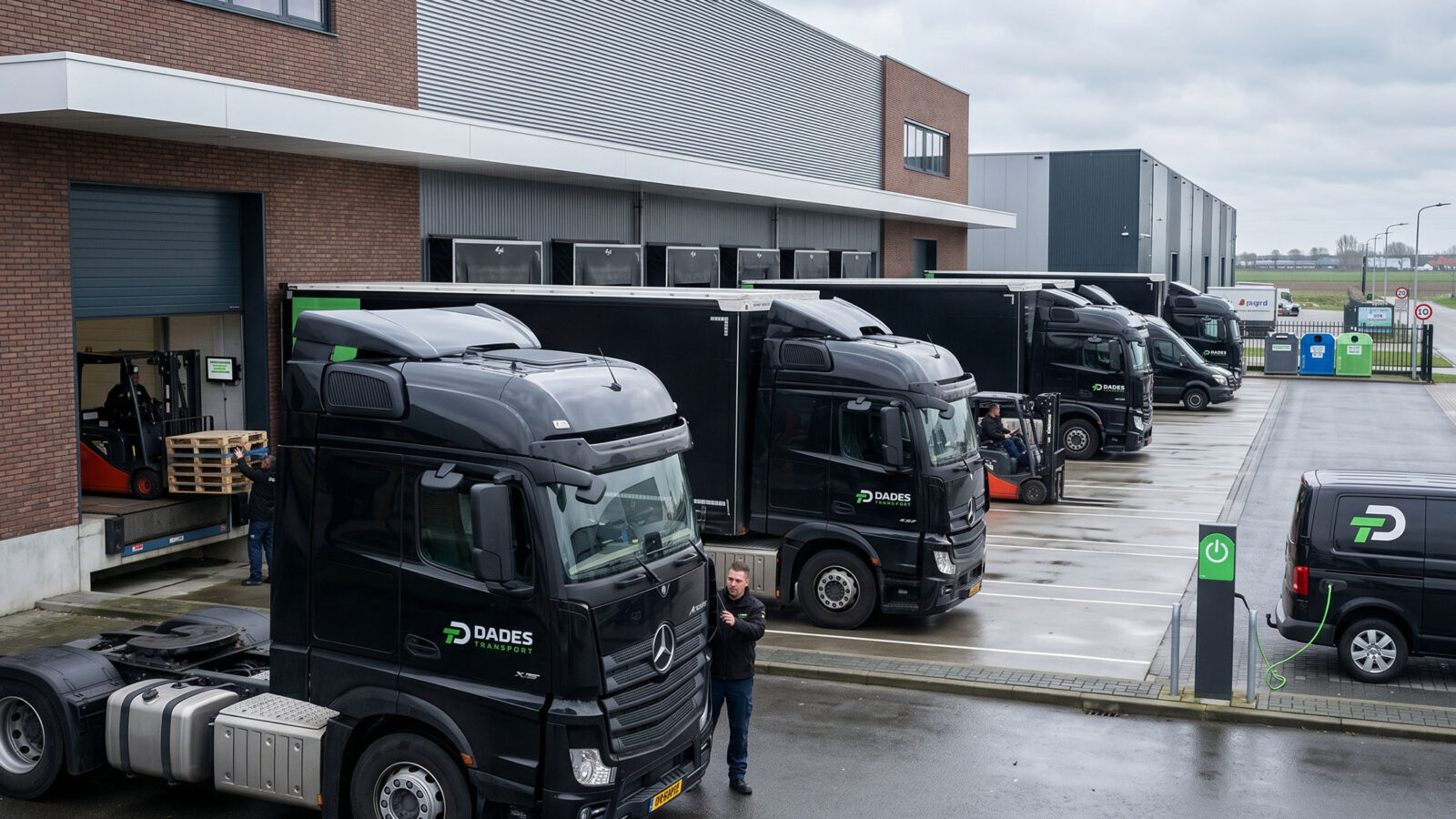 Modern logistics facility